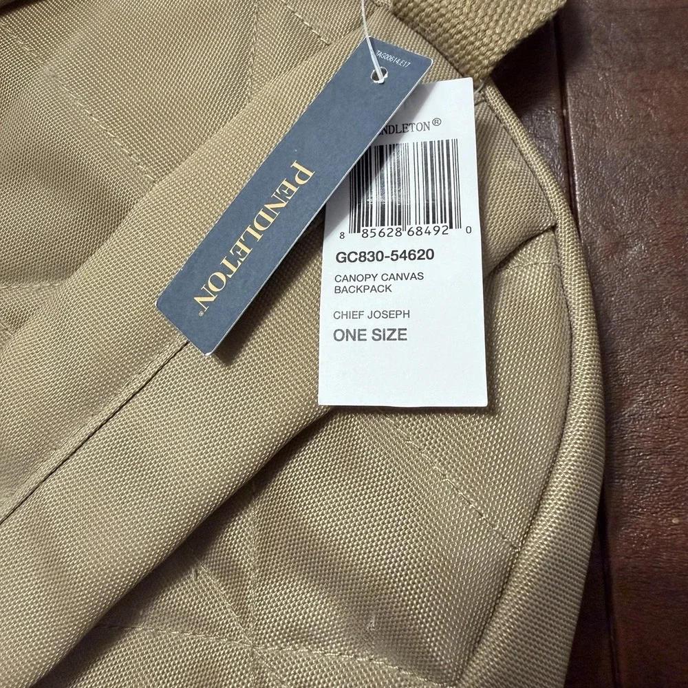 Pendleton‎ Back Pack Canopy Canvas Chief Joseph 19X16 NEW